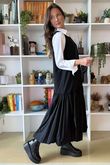 Paloma Pouf Layering Dress Black